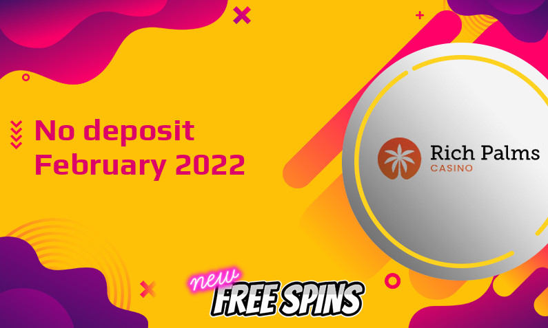 Rich Palms Casino 100 No Deposit Bonus Codes 2022